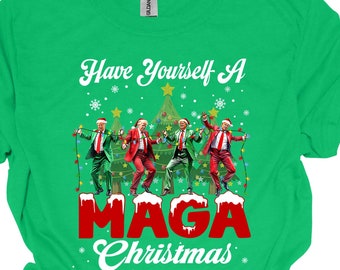 Grappig kerstshirt troef kerstman, republikeins cadeau