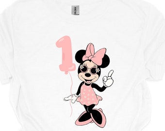 Maglietta Disney per il primo compleanno di Minnie Mouse