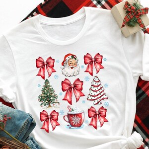 Cute Santa Shirt, Santa Coquette Shirt, Christmas Shirts for Women,Christmas Shirt,Holiday Shirt, Christmas Pajamas, Santa Shirt, Xmas Shirt