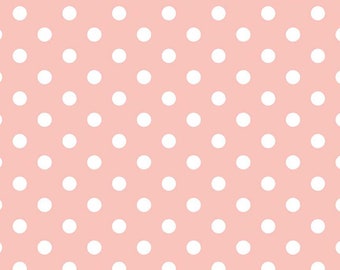 Pink Notting Hill Dots C10203- Pink 100% Cotton- Quilting Cotton - Sewing Cotton Pink Dots Notting Hill