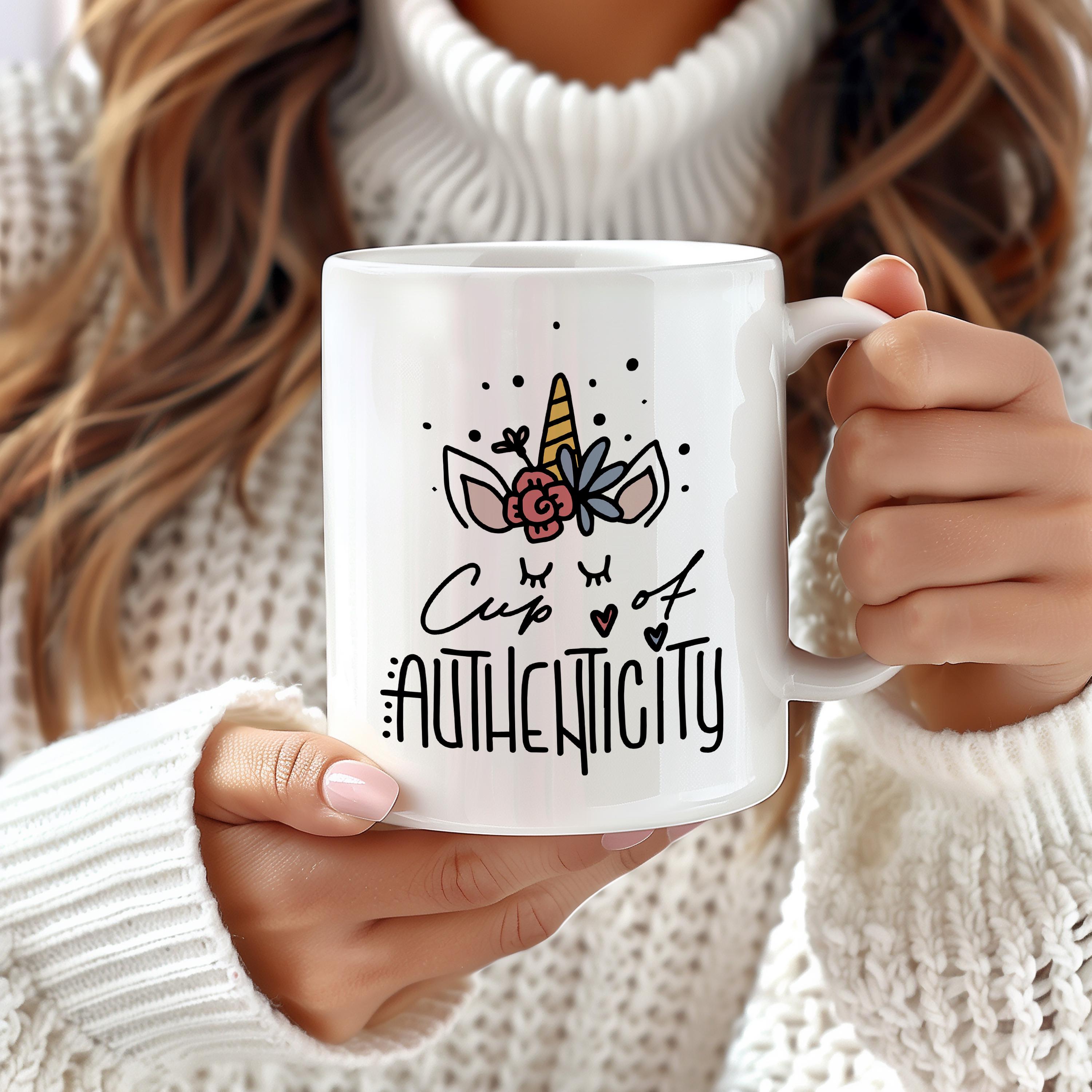 Beautiful Unicorn Gift Be Yourself Mug Your True Self Female Empowerment  Womens Empowerment Self Esteem Affirmations for Anxiety, image size:3000x3000