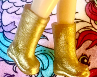 Blythe Gold Shimmer Gumboots
