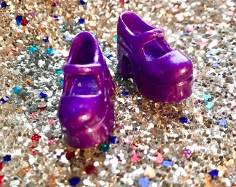 Blythe Purple Shimmer Platform Mary Jane Doll shoes