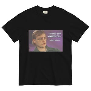 Manwich is a Meal Unisex garment-dyed heavyweight t-shirt