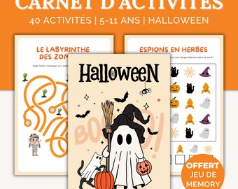 Halloween Games and Coloring Pages to Print - 40 Special Halloween Activities for Children