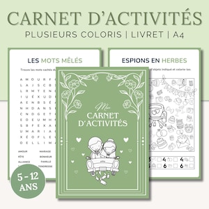 Libretto di attività per matrimoni - 50 giochi e pagine da colorare per matrimoni - Attività per matrimoni stampabili per bambini