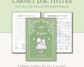 Livret d'activités mariage - 50 jeux et coloriages mariage - Activités mariage pour enfants à imprimer