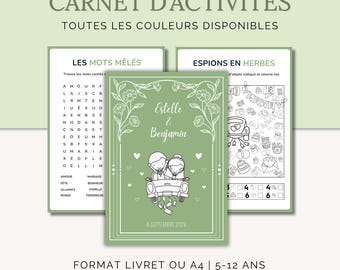 Wedding Activity Booklet - 50 Wedding Games and Coloring Pages - Printable Wedding Activities for Children