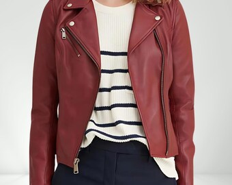 ジャケット・アウター THEREDTHREAD leather jacket long AFTERHOURS | Cropped trench leather jacket | Women's Leather