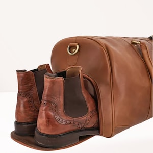 Handgefertigte marokkanische wasserdichte Kleidertasche, Reisetasche mit Schuhfach, Weekend Bag, Herren- und Damenanzug Flugtasche