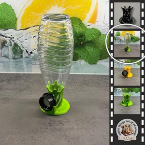 Abtropfständer Ständer Halter Halterung Trocknen SodaStream Crystal Penguin Glaskaraffen
