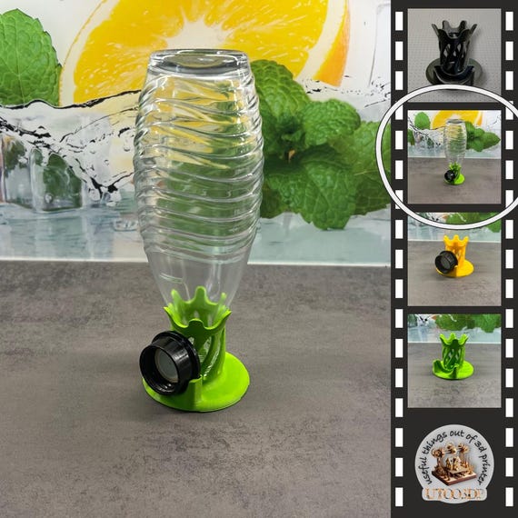 Abtropfständer Ständer Halter Halterung Trocknen SodaStream Crystal Penguin Glaskaraffen