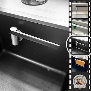 Magnetische Halterung Spültuch Aufhänger Spülbecken Aufwaschlappen Spüllappen Befestigung