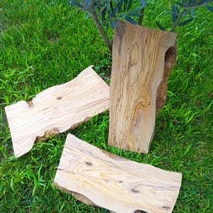 Olive wood.Natural raw material slab.15,7/8,6/0,9 inches