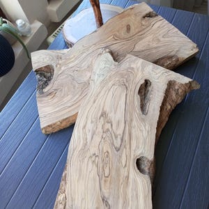 Olive Wood: Epoxy Resin Coffee Table Set
