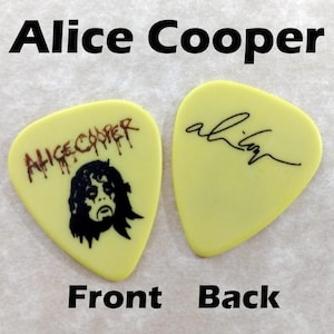 Alice Cooper Classic Rock band signature guitar pick (E3)
