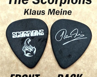 Scorpions ギター　ピック　セット 外園一馬オリジナルギターピック(白・赤・緑・紫・黄・ピンク