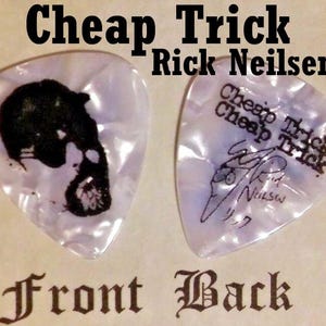 人気 ブランド チェック Cheap trick pick - Etsy 日本 ミュージシャン