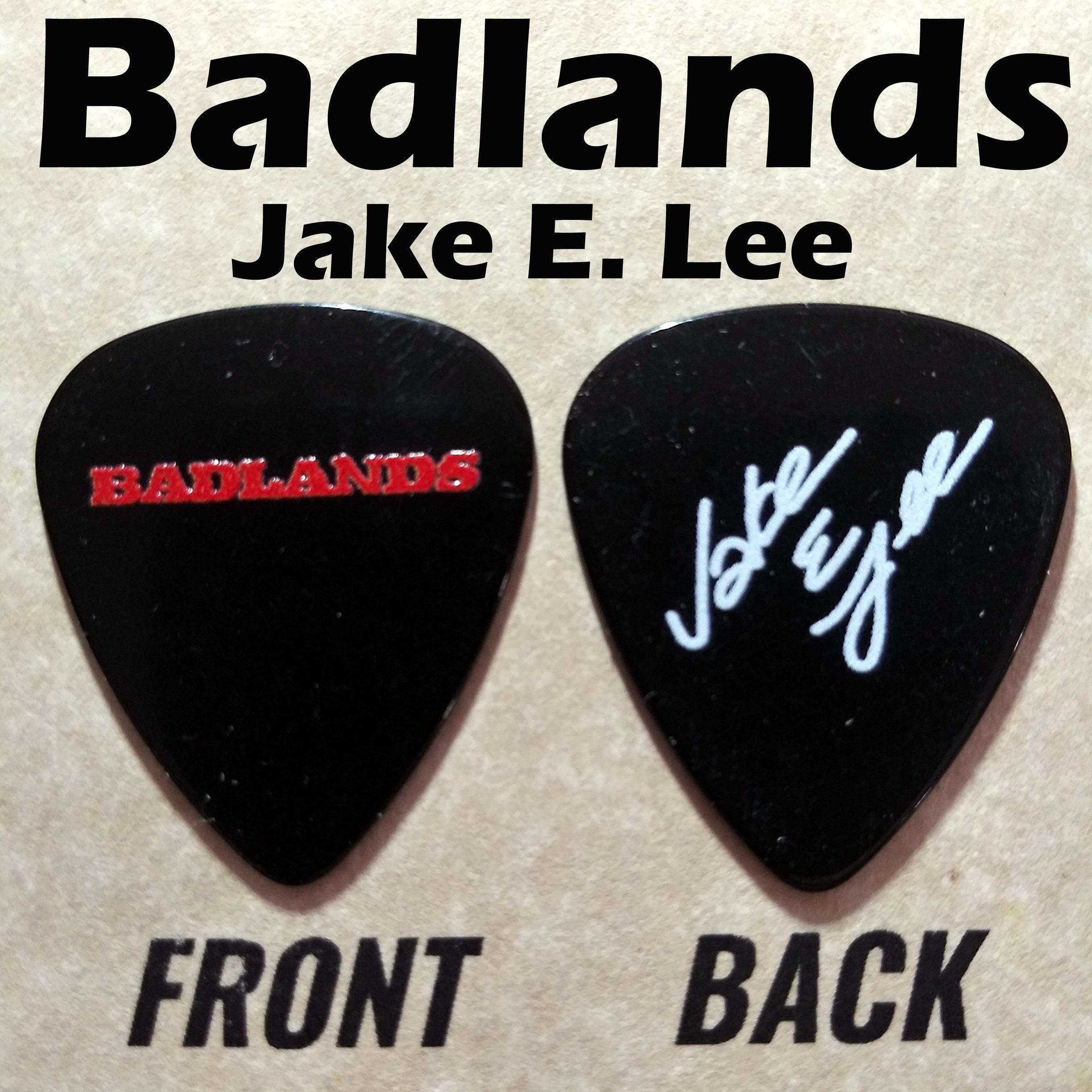 【Jake E. Lee】Badlands / Badlands Badlands Classic Rock Band Jake E Lee Signature Guitar Pick