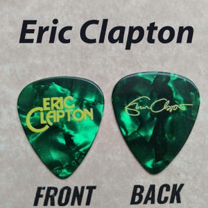 Eric Clapton Classic Rock band artist guitar pick (D16)