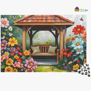 Botanical Garden Jigsaw Puzzle - 1000 Piece Jigsaw Puzzle For Adults, Daily Jigsaw Puzzle