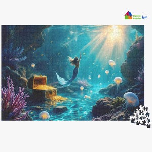 Mermaid Cove Jigsaw Puzzle - 1000 Piece Jigsaw Puzzle For Adults