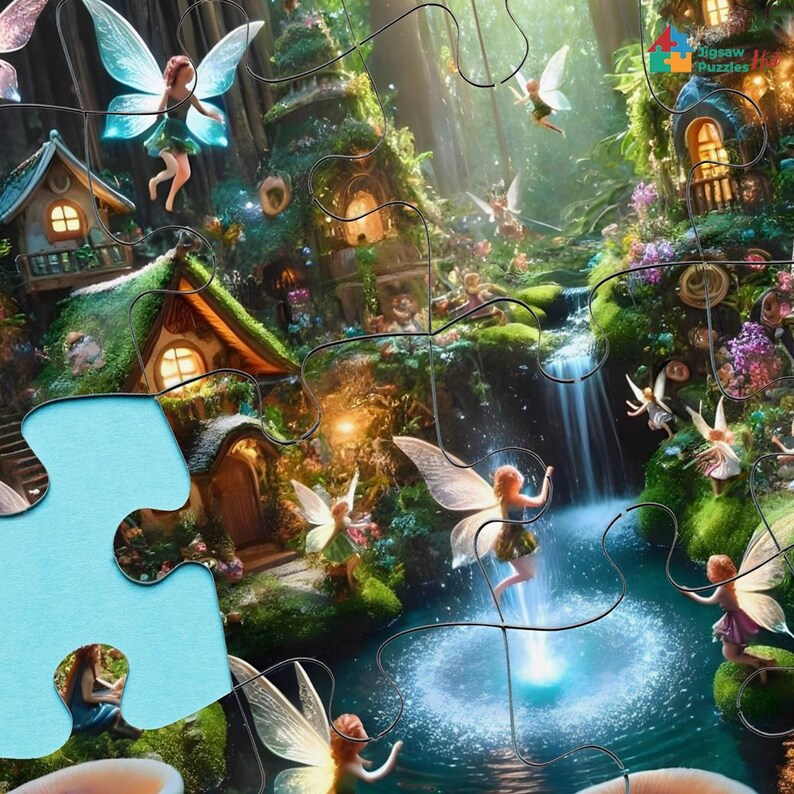 Magical Fairy Village Puzzle 1000 Piece Jigsaw Puzzle for Adults - Etsy