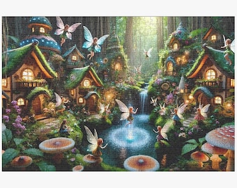 Magical Fairy Village Puzzle - 1000 Piece Jigsaw Puzzle For Adults