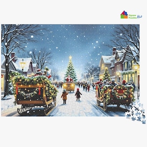 Christmas Eve Parade Jigsaw Puzzle - 1000 Piece Jigsaw Puzzle For Adults