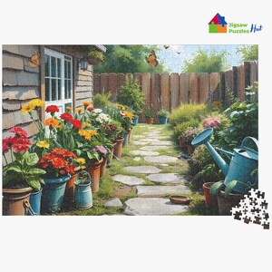 Backyard Garden Jigsaw Puzzle - 1000 Piece Jigsaw Puzzle For Adults, Daily Life Puzzle