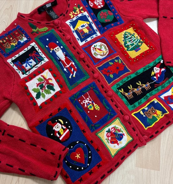 The Perfect Holiday Cardigan/Vintage/Christmas