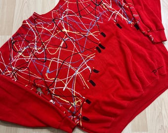 Vintage Homemade Paint splatter Sweatshirt