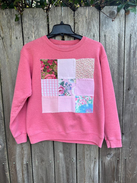 The  Pink Patchwork Sweatshirt - image 1