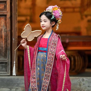 Hanfu for Kids,Chinese Traditional Clothes,New Arrival, Hanfu Dress, Gift For Kids,Handmade Birthday Dress,Chinese Clothing