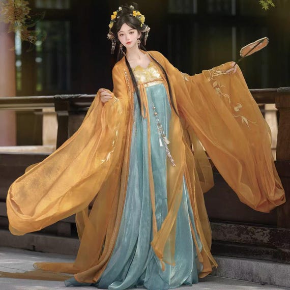 china dress for ladies Buy Embroidered Traditional Chinese Outfit, Daily Hanfu Woman,new Modern Hanfu Dress,empire Waist Dress Online in India 30/06/25