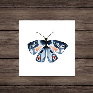 Creativity: Watercolor Butterfly Art Print by Misha Zadeh image 2