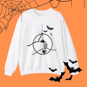 Halloween Skeleton Lyra Luftreifen Unisex Heavy Blend ™ Rundhals-Sweatshirt