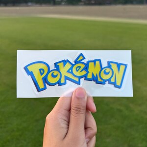 Pegatinas del logotipo de Pokémon, pegatinas del juego de anime Pokémon Go, pegatinas de Pikachu, Squirtle, Charmander, Bulbasaur, pegatinas de Instagram para coche, ventana y portátil