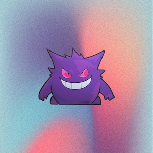 Autocollants Pokemon Gengar, autocollant Pokémon Go Anime Game Sticker Pikachu Squirtle Salamèche Bulbizarre pour voiture, fenêtre, pare-chocs