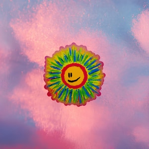 Leuke sticker voor auto sticker van abstracte zonnebloem minnaar sticker voor planner gitaar behang laptop fles bumper autodeur decor