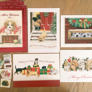 Christmas Pet Ephemera, Greeting Cards, Wrapping Paper, Stickers, Decoupage, Junk Journaling, Scrapbook, Paper Crafting, New & Vintage