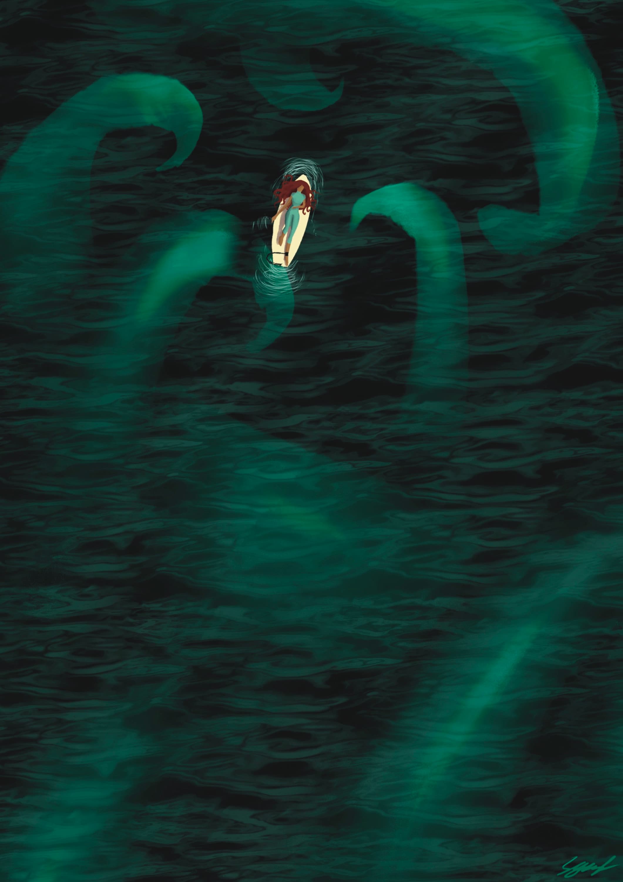 Thalassophobia Large Art Print - Etsy