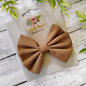 Brown Hair Bow , Brown Headband , Brown Hair Bow , Brown Hair Clip