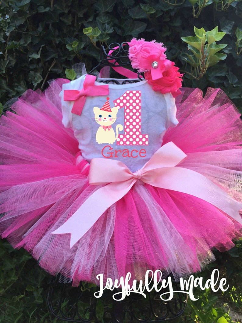 Infant Baby Girls Winnie The Pooh Tutu Bodysuit My 1st Birthday One-Piece