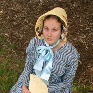 Ada Gray 1840s Cottage Bonnet Pattern