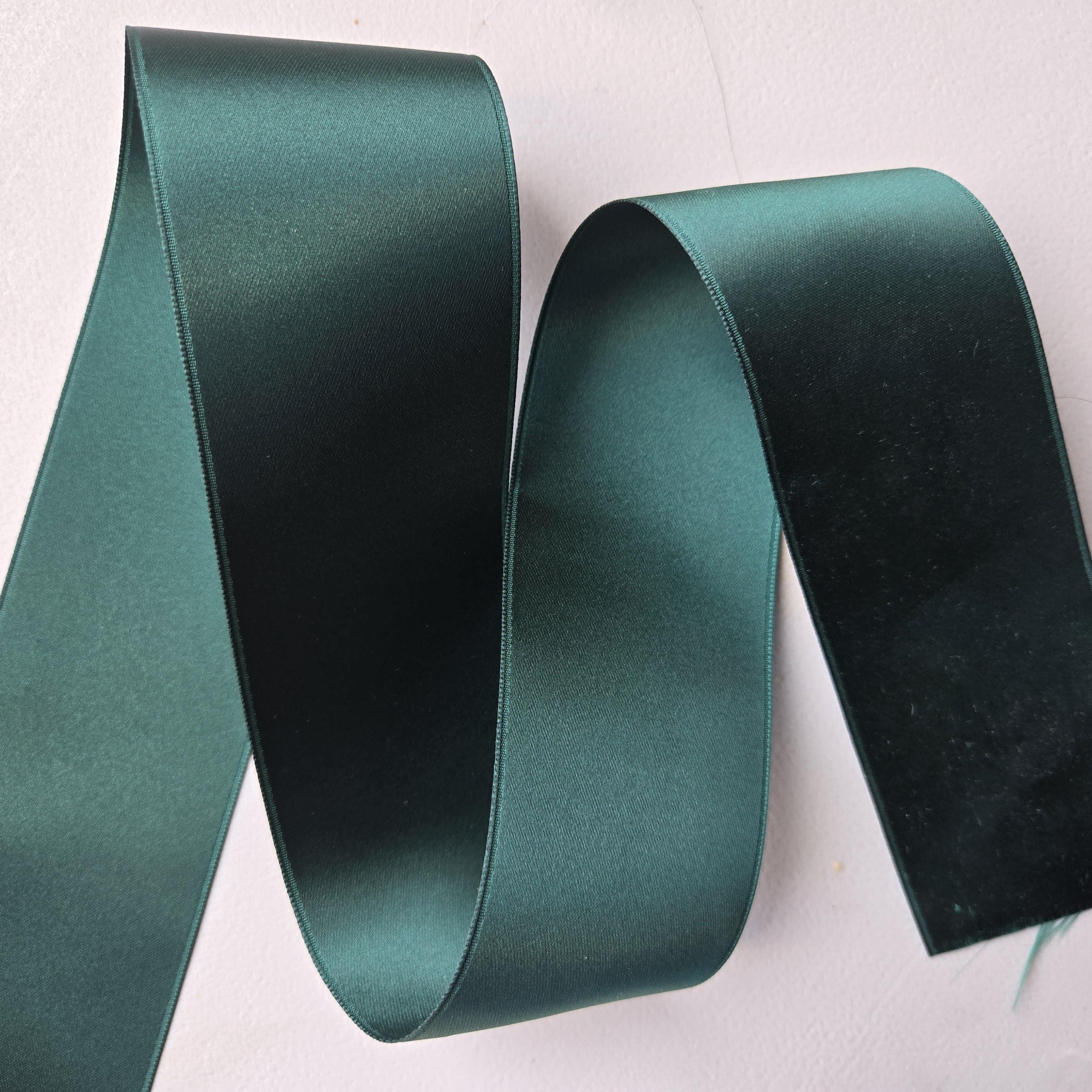 Hunter Strong Ribbon Hunter-swiss Premium Double Face Satin Ribbon by the Yard-weddings ...