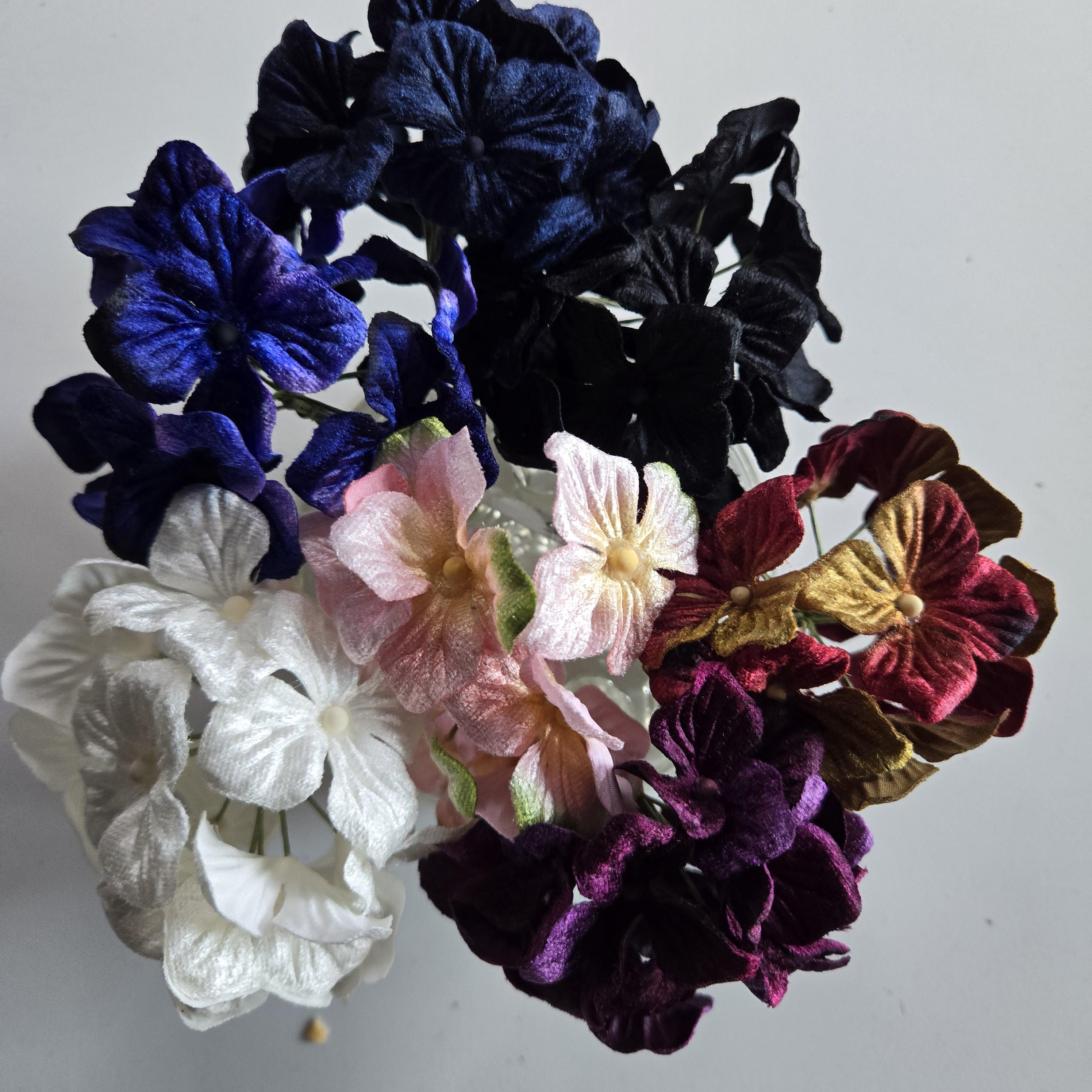Velvet Hydrangeas Weddings Millinery