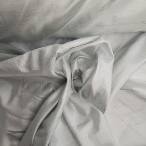 Ice Blue Silk Shantung 48&quot; wide