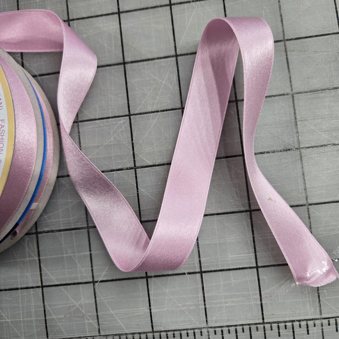 Lollipop Pink-silk Double Face Satin Ribbon by the Yard- Weddings ...