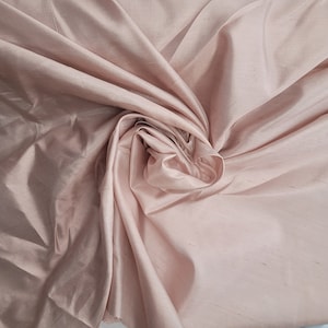 Rosy Mauve Silk Shantung 48&quot; wide